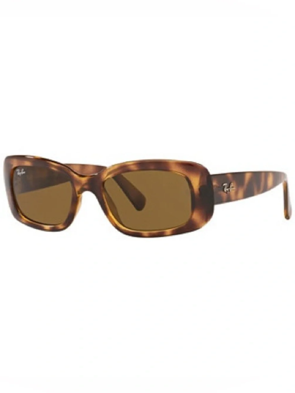 Ray-Ban rectangle-frame tortoiseshell sunglasses
